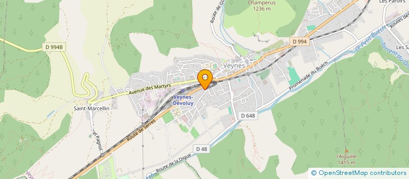 localisation de l'entreprise MONSIEUR SAMUEL GIACCIO  VEYNES