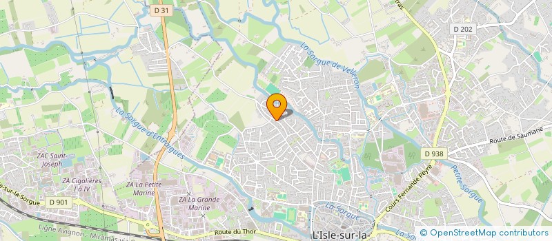 localisation de l'entreprise MONSIEUR SAMUEL GILLET à L'ISLE-SUR-LA-SORGUE