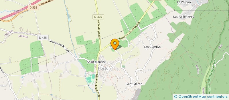 localisation de l'entreprise MONSIEUR SAMUEL GIRARD  HOSTUN