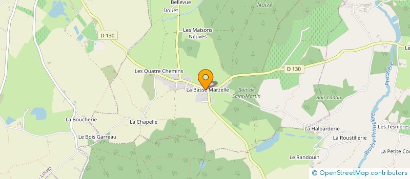 localisation de l'entreprise MONSIEUR SAMUEL GIRARD  SOULAINES-SUR-AUBANCE