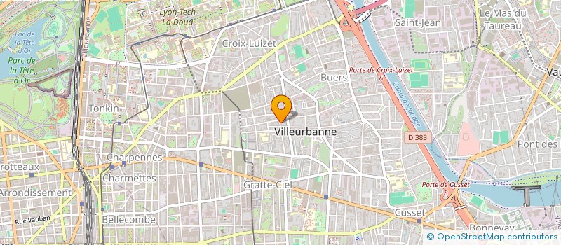 localisation de l'entreprise MONSIEUR SAMUEL GIRAUD à VILLEURBANNE