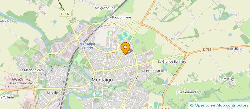 localisation de l'entreprise MONSIEUR SAMUEL GORICHON à MONTAIGU-VENDEE