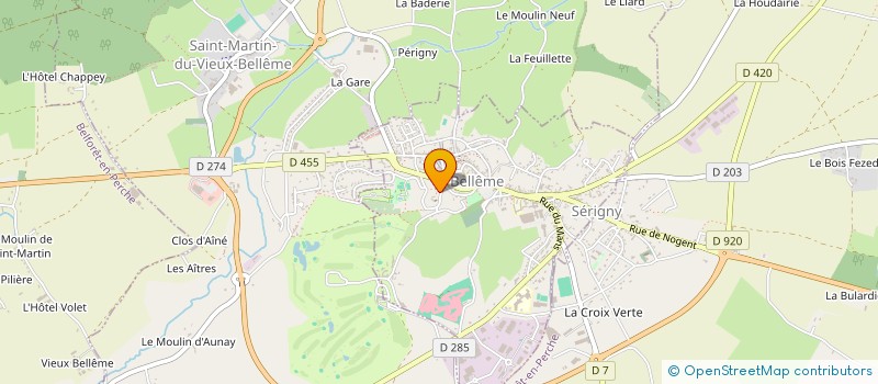 localisation de l'entreprise MONSIEUR SAMUEL GOUIN à BELLEME