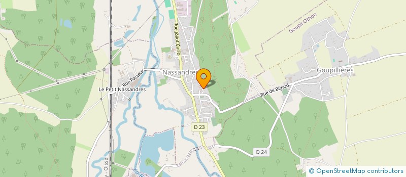 localisation de l'entreprise MONSIEUR SAMUEL GOUPILLOT  NASSANDRES SUR RISLE