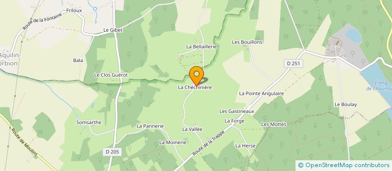localisation de l'entreprise MONSIEUR SAMUEL GOURMAUX à SOLIGNY-LA-TRAPPE