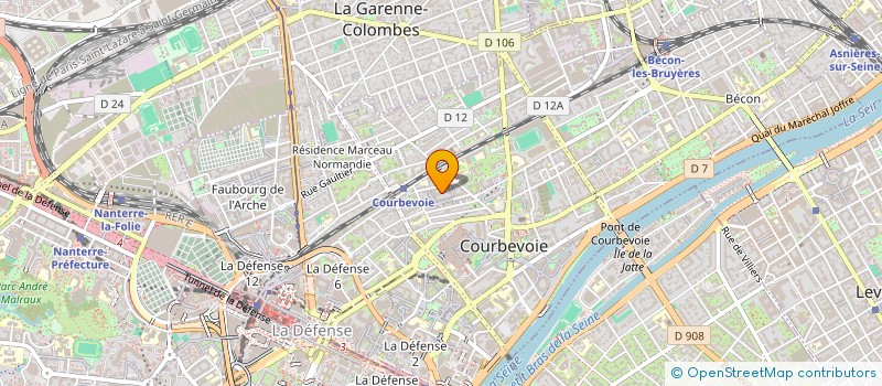 localisation de l'entreprise MONSIEUR SAMUEL GOVINDIN à COURBEVOIE