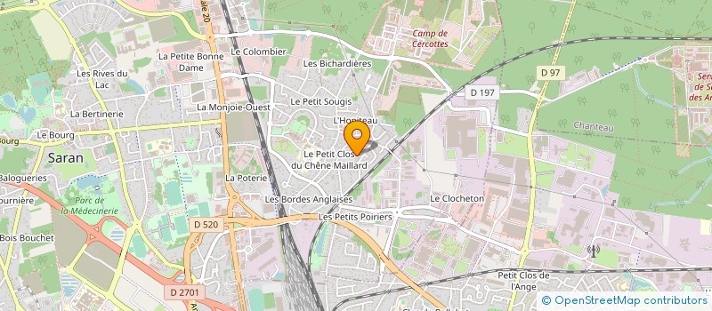 localisation de l'entreprise MONSIEUR SAMUEL GRANDJEAN à SARAN
