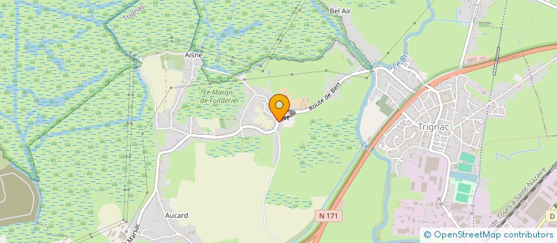 localisation de l'entreprise MONSIEUR SAMUEL GRANGER  TRIGNAC