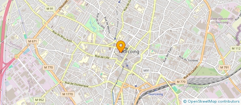 localisation de l'entreprise MONSIEUR SAMUEL GRAVE  TOURCOING