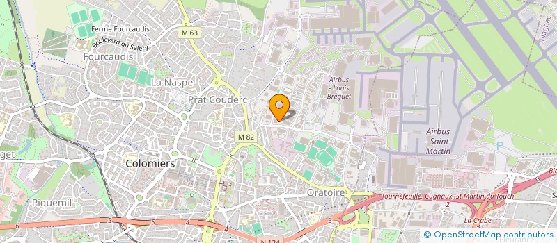 localisation de l'entreprise MONSIEUR SAMUEL GRIALOU à COLOMIERS