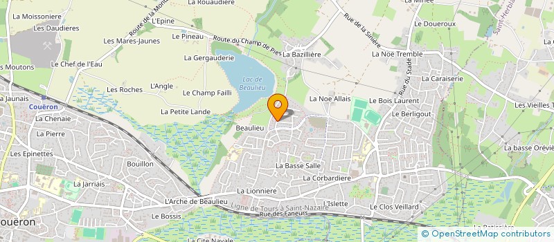 localisation de l'entreprise MONSIEUR SAMUEL GRIMAUD à COUERON