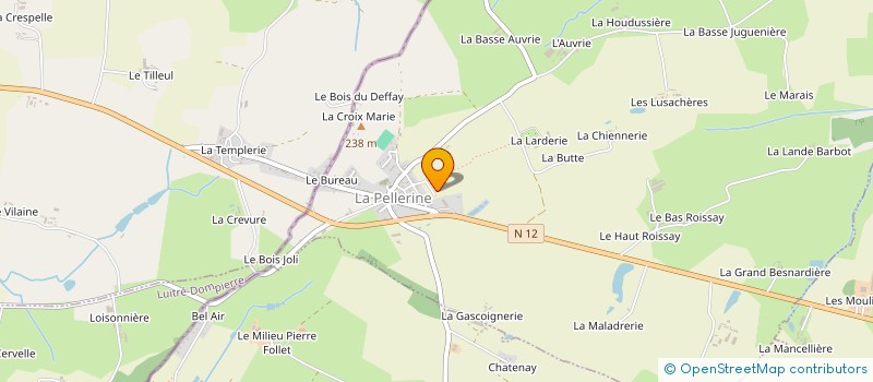 localisation de l'entreprise MONSIEUR SAMUEL GRONDIN  LA PELLERINE