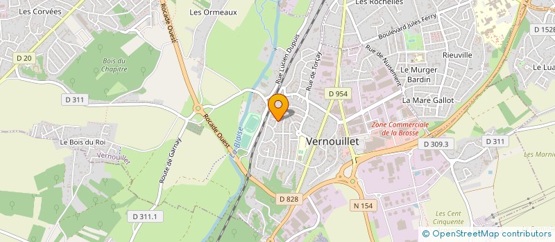 localisation de l'entreprise MONSIEUR SAMUEL GRONDIN à VERNOUILLET
