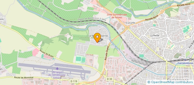 localisation de l'entreprise MONSIEUR SAMUEL GROS  CARCASSONNE