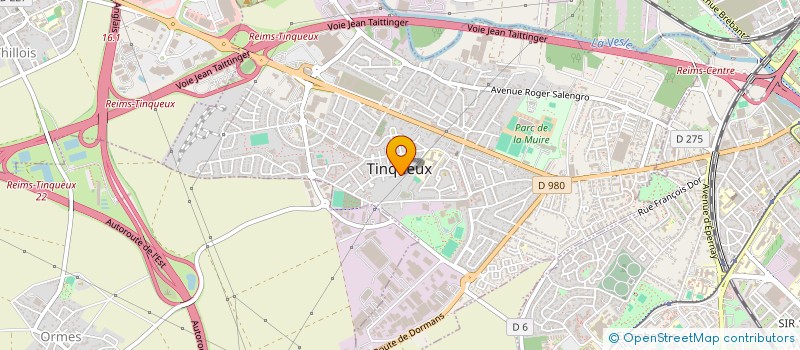 localisation de l'entreprise MONSIEUR SAMUEL GUERIN  TINQUEUX