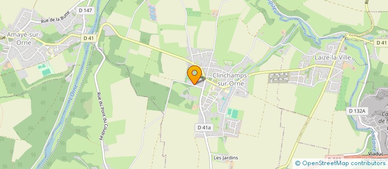 localisation de l'entreprise MONSIEUR SAMUEL GUESNEY  LAIZE-CLINCHAMPS