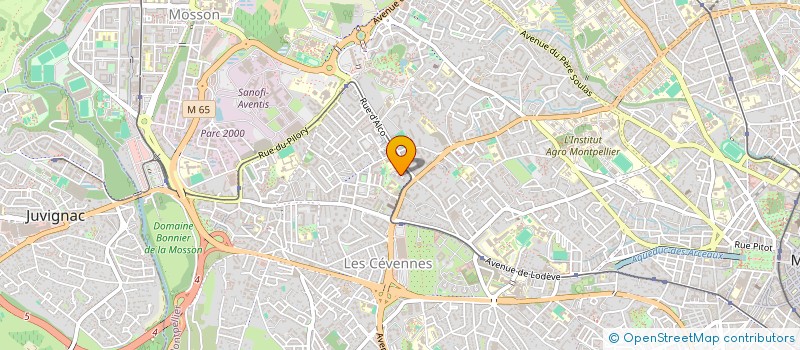 localisation de l'entreprise MONSIEUR SAMUEL GUEZ à MONTPELLIER