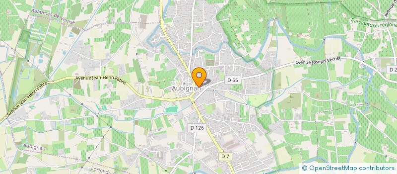 localisation de l'entreprise MONSIEUR SAMUEL GUIDARELLI  AUBIGNAN