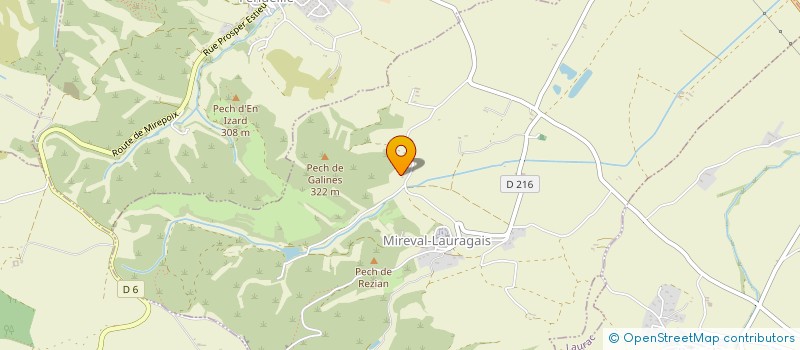 localisation de l'entreprise MONSIEUR SAMUEL GUILLOT  MIREVAL-LAURAGAIS