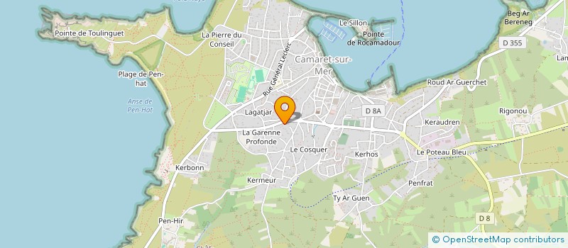 localisation de l'entreprise MONSIEUR SAMUEL GUILLOTEL  CAMARET-SUR-MER