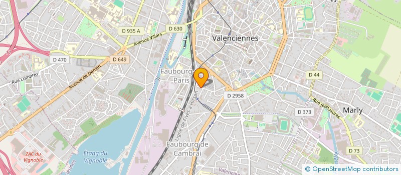 localisation de l'entreprise MONSIEUR SAMUEL GUSTIN à VALENCIENNES
