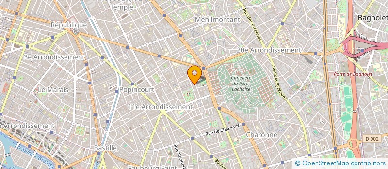 localisation de l'entreprise MONSIEUR SAMUEL HADJEDJ  PARIS