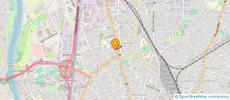 localisation de l'entreprise MONSIEUR SAMUEL HADJEDZ  TOULOUSE
