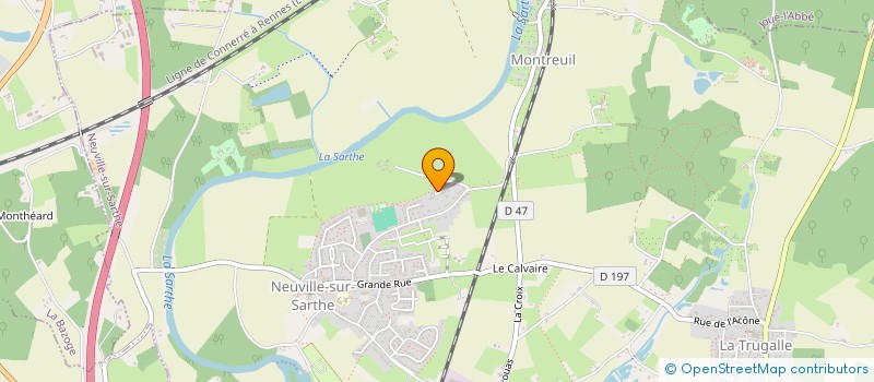 localisation de l'entreprise MONSIEUR SAMUEL HARDOUIN  LE MANS