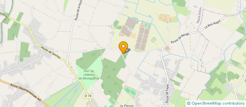 localisation de l'entreprise MONSIEUR SAMUEL HARRAULT  MAZE-MILON