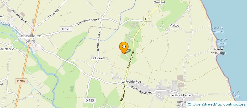 localisation de l'entreprise MONSIEUR SAMUEL HAUTEMANIERE  REVILLE