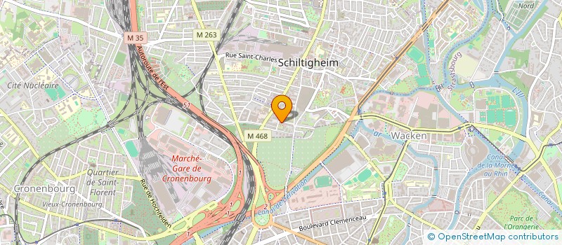 localisation de l'entreprise MONSIEUR SAMUEL HAVUGIMANA  SCHILTIGHEIM