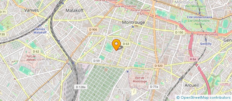 localisation de l'entreprise MONSIEUR SAMUEL HAYTER  MONTROUGE