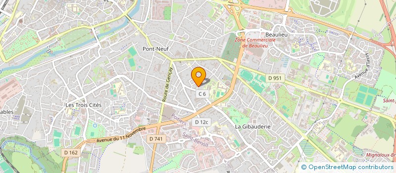 localisation de l'entreprise MONSIEUR SAMUEL HENRY  POITIERS