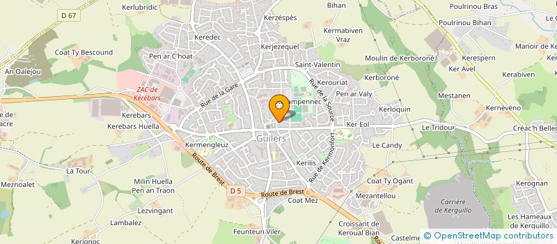 localisation de l'entreprise MONSIEUR SAMUEL HENRY  GUILERS