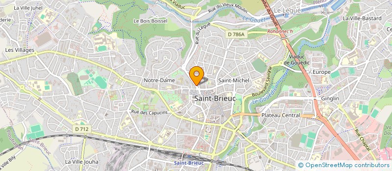 localisation de l'entreprise MONSIEUR SAMUEL HERADY NOUNGOU à SAINT-BRIEUC