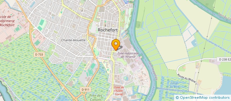 localisation de l'entreprise MONSIEUR SAMUEL HERMANN  ROCHEFORT