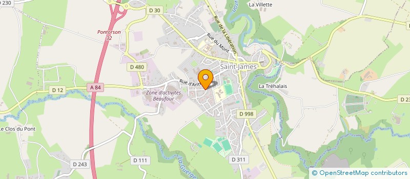 localisation de l'entreprise MONSIEUR SAMUEL HERVE  SAINT-JAMES