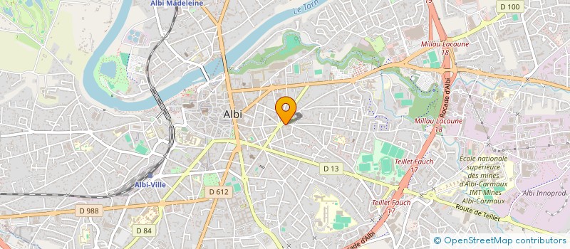 localisation de l'entreprise MONSIEUR SAMUEL HIBON à ALBI