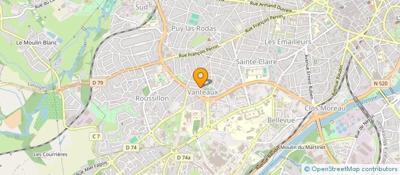 localisation de l'entreprise MONSIEUR SAMUEL HOARAU à LIMOGES