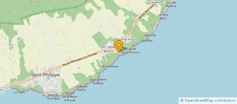 localisation de l'entreprise MONSIEUR SAMUEL HOAREAU  SAINT-PHILIPPE