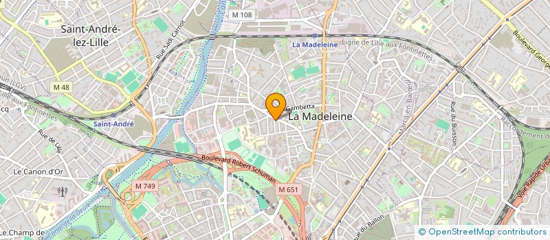 localisation de l'entreprise MONSIEUR SAMUEL HOFFMANN à LA MADELEINE