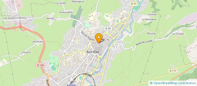 localisation de l'entreprise MONSIEUR SAMUEL HOFFMANN à AURILLAC