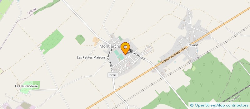 localisation de l'entreprise MONSIEUR SAMUEL HOGUILLARD à MONTIERCHAUME