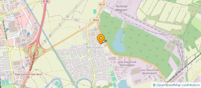 localisation de l'entreprise MONSIEUR SAMUEL HORBER  REICHSTETT