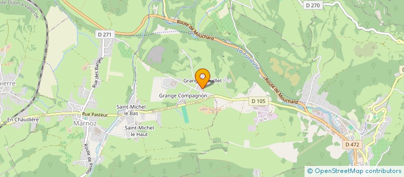 localisation de l'entreprise MONSIEUR SAMUEL HUBY à SALINS-LES-BAINS