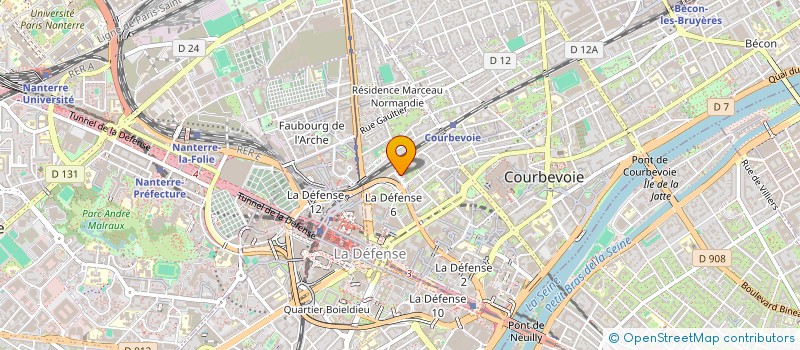 localisation de l'entreprise MONSIEUR SAMUEL IDRIZAJ à COURBEVOIE