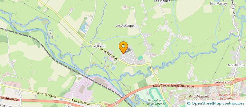 localisation de l'entreprise MONSIEUR SAMUEL INACIO  PARAY-LE-MONIAL