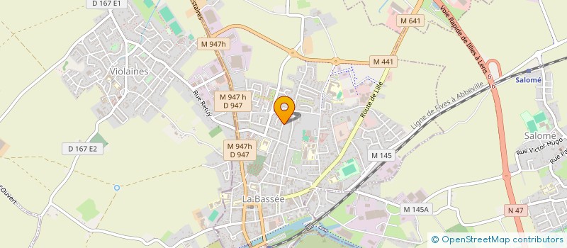 localisation de l'entreprise MONSIEUR SAMUEL JABLONKA  LA BASSEE