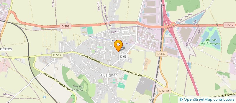 localisation de l'entreprise MONSIEUR SAMUEL JACQUET  PUSIGNAN