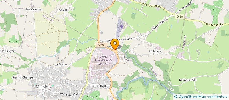 localisation de l'entreprise MONSIEUR SAMUEL JACQUIER  MESSIMY